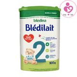Combo 3 hộp sữa Blédilait số 2 của Pháp cho bé từ 6-12 tháng tuổi 900g
