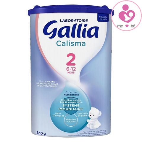 Combo 3 hộp sữa Gallia Calisma Croissance số 2 của Pháp cho trẻ từ 6-12 tháng