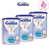 Combo 3 hộp sữa Gallia Calisma Croissance số 3 của Pháp cho trẻ từ 1-3 tuổi