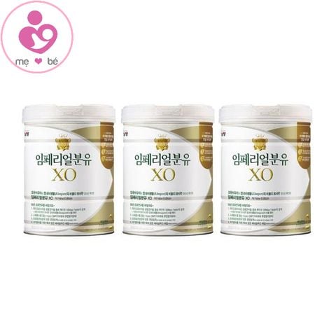Combo 3 hộp sữa XO số 2 của Hàn Quốc cho trẻ từ 3-6 tháng 800g (mẫu mới 2022)
