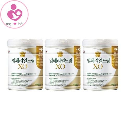 Combo 3 hộp sữa XO số 3 của Hàn Quốc cho trẻ từ 6-12 tháng 800g (mẫu mới 2022)