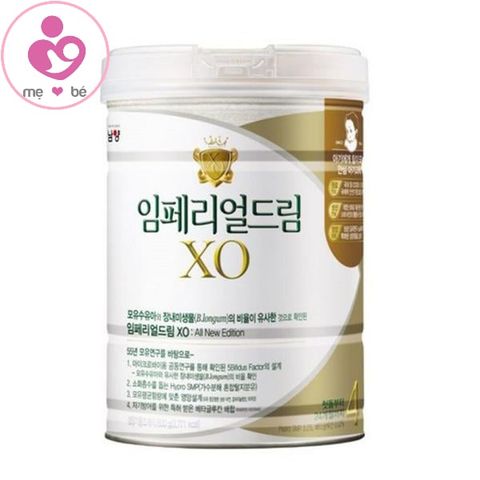 Combo 3 hộp sữa XO số 4 của Hàn Quốc cho trẻ từ 1-3 tuổi 800g (mẫu mới 2022)