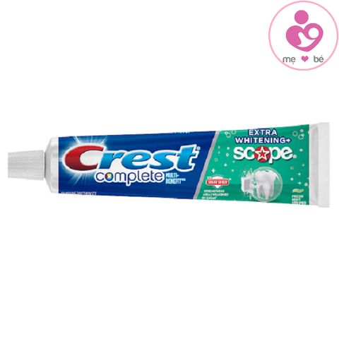 Combo 5 kem đánh răng Crest Complete Extra Whitening Scope của Mỹ tuýp 232g