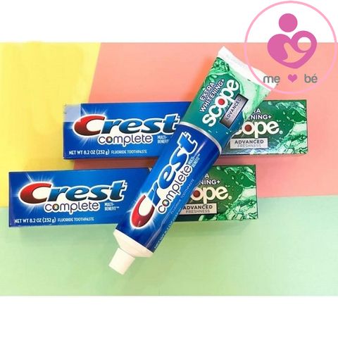 Kem đánh răng Crest Complete Extra Whitening Scope của Mỹ tuýp 232g