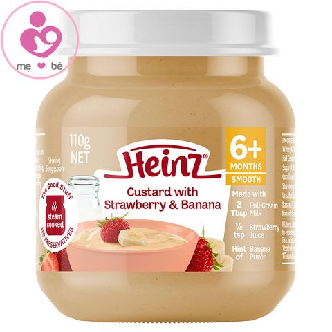 Heinz Custard ăn dặm của Úc cho trẻ từ 6 tháng tuổi hộp 110g
