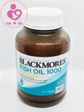 Dầu cá giàu Omega 3 Blackmores Fish Oil 1000mg (Odourless) lọ 400 viên