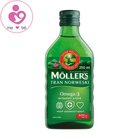 Dầu gan cá tuyết Möller’s Tran của Na Uy chai 250ml