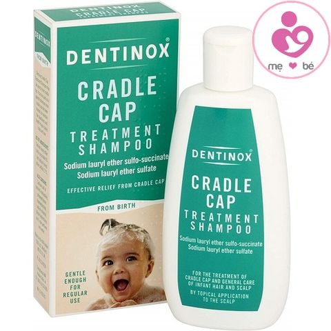 Dầu gội trị cứt trâu cho bé Dentinox Cradle Cap Treatment Shampoo của Anh lọ 125ml
