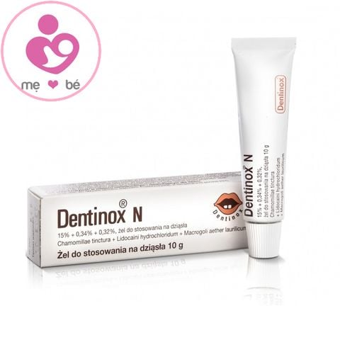 Gel bôi giảm đau mọc răng Dentinox – Gel N của Đức cho trẻ từ 4 tháng tuổi tuýp 10g