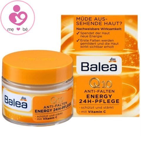 Kem dưỡng chống lão hóa da Balea Q10 Anti-Falten Energy 24h-Pflege của Đức hũ 50ml