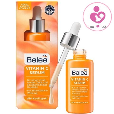 Serum dưỡng trắng da Balea Vitamin C của Đức lọ 30ml