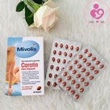 Viên chống nắng bảo vệ da Mivolis Carotin Haut-Kapseln của Đức hộp 60 viên