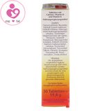 Viên canxi và vitamin D3 Doppel herz aktiv Calcium + Vitamin D3 (600mg calcium) của Đức hộp 30 viên
