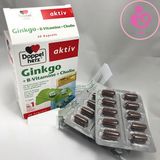 Viên bổ não Doppel herz aktiv Ginkgo + B-Vitamine + Cholin của Đức hộp 40 viên