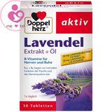 Viên giúp ngủ ngon Doppel herz Aktiv Lavendel Extrakt + Öl của Đức hộp 30 viên