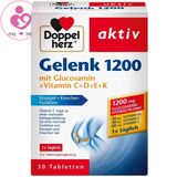 Viên xương khớp Doppel herz aktiv Gelenk 1200 Mit Glucosamin+Vitamin C+D+E+K của Đức hộp 30 viên