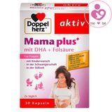 Vitamin bầu Doppel herz aktiv Mama Plus Mit DHA + Folsäure của Đức hộp 30 viên