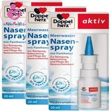 Xịt mũi muối biển Nasenspray mith Panthenol của Doppelherz Aktiv Đức lọ xịt 20ml