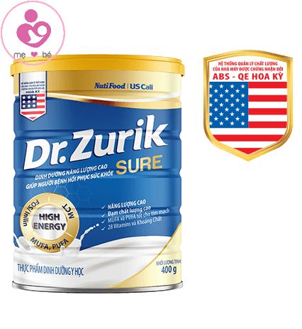 Sữa Dr. Zurik Sure phục hồi sức khỏe người bệnh