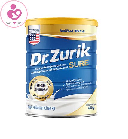 Sữa Dr. Zurik Sure phục hồi sức khỏe người bệnh