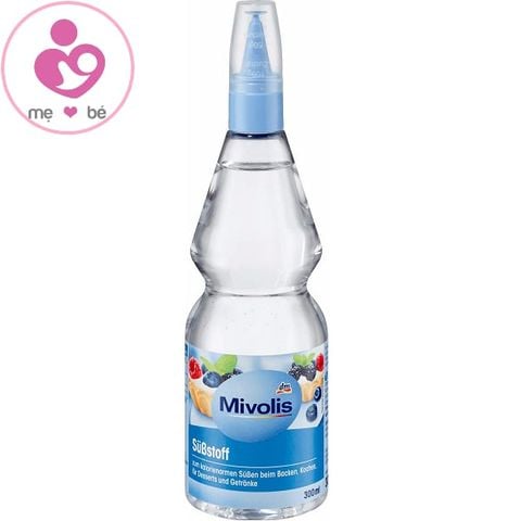 Đường ăn kiêng dạng siro Mivolis Süßstoff của Đức chai 300ml