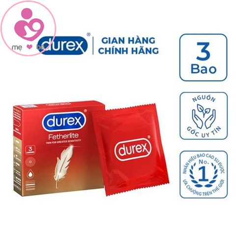 Bao cao su siêu mỏng Durex Fetherlite