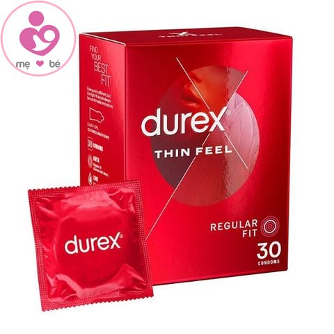 Bao cao su siêu mỏng Durex Thin Feel hộp 30 chiếc