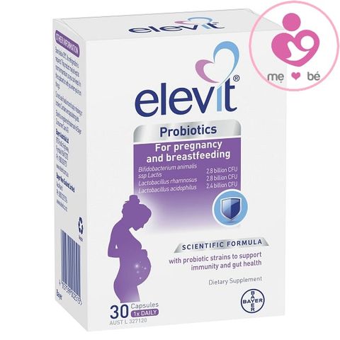 Men vi sinh Elevit Probiotics cho bà bầu của Úc hộp 30 viên