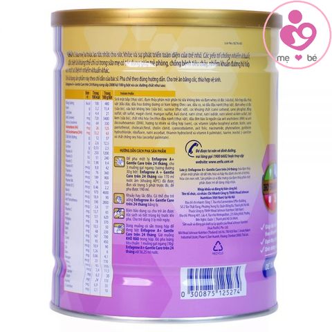 Sữa Enfagrow A+ Gentle Care cho bé trên 24 tháng có hệ tiêu hoá nhạy cảm