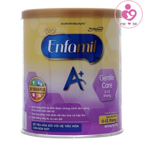 Sữa Enfamil A+ Gentle Care cho bé 0-12 tháng có hệ tiêu hoá nhạy cảm