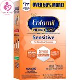 Sữa Enfamil Neuro Pro Sensitive của Mỹ cho trẻ từ 0-12 tháng tiêu hóa kém, nôn trớ, dị ứng lactose