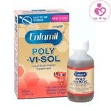 Vitamin tổng hợp dạng siro Enfamil POLY VI-SOL Multivitamin của Mỹ cho trẻ từ 0-4 tuổi lọ 50ml
