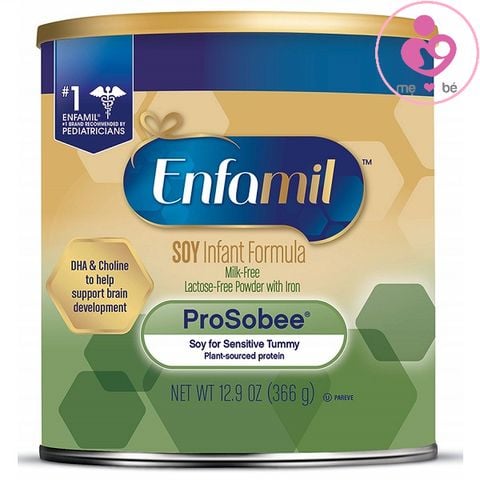 Sữa Enfamil Soy Infant Formula cho trẻ từ 0-12 tháng dị ứng đạm sữa bò, bất dung nạp lactose
