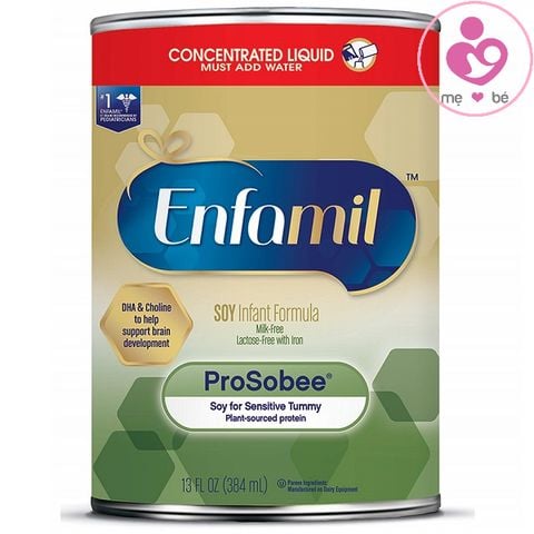 Sữa Enfamil Soy Infant Formula cho trẻ từ 0-12 tháng dị ứng đạm sữa bò, bất dung nạp lactose