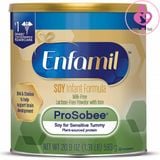 Sữa Enfamil Soy Infant Formula cho trẻ từ 0-12 tháng dị ứng đạm sữa bò, bất dung nạp lactose