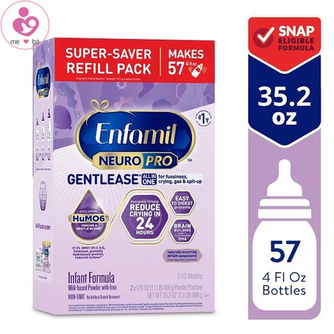 Combo 4 hộp sữa Enfamil Neuropro Gentlease của Mỹ 998g/hộp