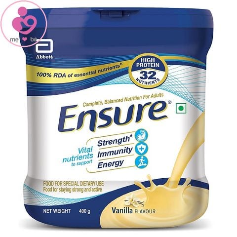 Sữa Ensure Complete, Balanced Nutrition For Adults nội địa Mỹ hộp 400g