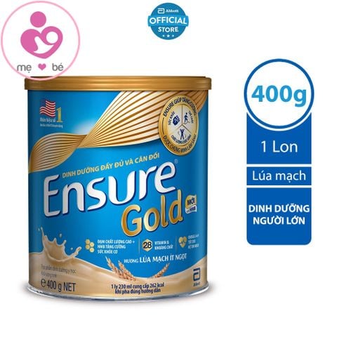 Sữa Ensure Gold HMB của Mỹ vị lúa mạch