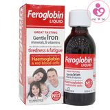 Siro bổ sung sắt Feroglobin Liquid Gentle Iron Minerals, B Vitamins của Anh lọ 200ml
