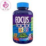 Kẹo dẻo Focus Factor Kids của Mỹ hỗ trợ phát triển trí não cho trẻ từ 4 tuổi