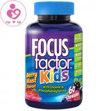 Kẹo dẻo Focus Factor Kids của Mỹ hỗ trợ phát triển trí não cho trẻ từ 4 tuổi