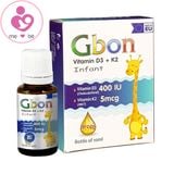 Vitamin D3 + K2 Gbon của Ba Lan hỗ trợ hấp thu canxi cho trẻ từ sơ sinh lọ 10ml