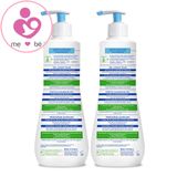 Sữa tắm gội 2 in 1 Mustela Gentle Cleansing Gel của Pháp cho bé từ sơ sinh lọ 500ml