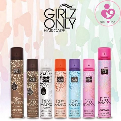 Dầu gội khô GIRLZ ONLY Dry Shampoo – không cần dùng nước chai 200ml
