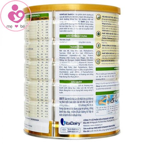 Sữa dê Goatlac Growing-up Formula số 4 cho bé từ 3 tuổi
