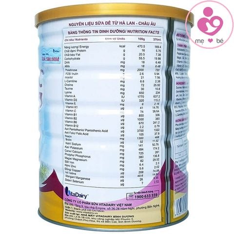 Sữa dê Goatlac Toddler Formula số 3 cho bé từ 1-3 tuổi