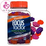 Kẹo dẻo Gummies Focus Factor của Mỹ lọ 100 viên