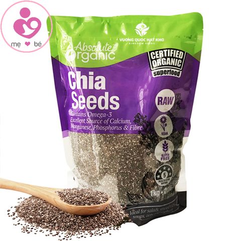 Hạt Chia Seeds Organic của Úc túi tím 1kg