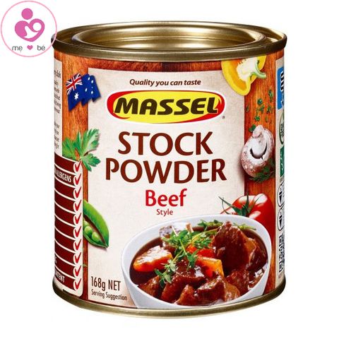 Hạt nêm Massel Stock Powder của Úc cho bé từ 6-36 tháng tuổi hộp 168g