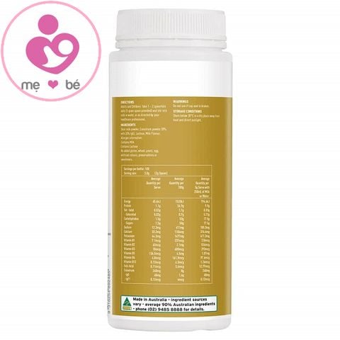 Sữa bò non Healthy Care Colostrum Milk Powder của Úc